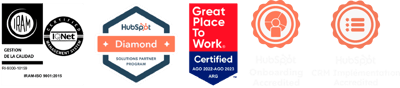 Certificacion - gptw-hubspot-iso - acreditaciones