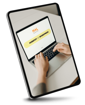 Mockup - HubSpot vs. WordPress Comparison Guide