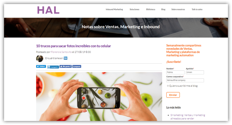 HAL Company - inbound marketing