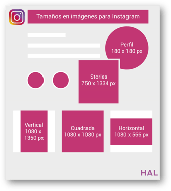 HAL Company - medidas Instagram