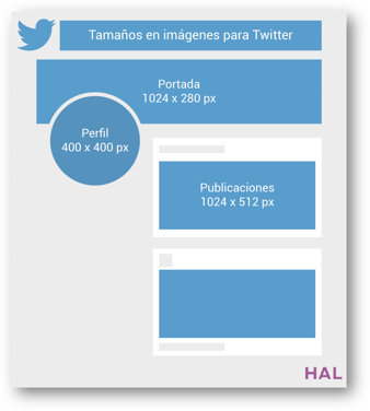HAL Company - medidas Twitter
