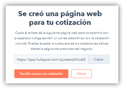 HAL cotizaciones online con firma digital en HubSpot CRM