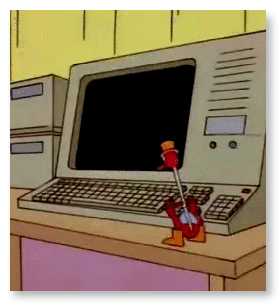 HAL como elegir un CRM - Marca registrada Matt Groening